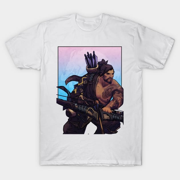 Overwatch - Hanzo T-Shirt by LiamShaw